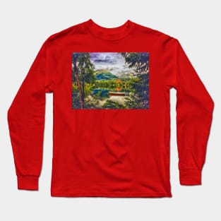 Hotel By the Lake, Tatra Mountains Long Sleeve T-Shirt